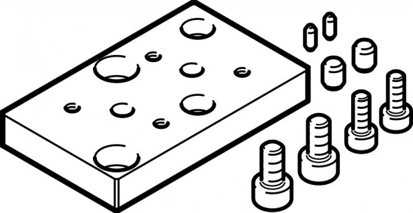 EHAM-E20-40-E19-25 Adapterbausatz