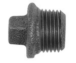 ID: 133794 - Stopfen 290, mit Rand, R 2 a. Temperguss schwarz