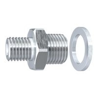 ID: 108466 - Anschlussnippel für Flachsauger, rund »PFG«, G 1/4 AG, Ø 60-80 mm