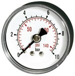 ID: 115023 - Standardmano »pressure line« G 1/8 hinten 0-10,0 bar/145 psi, Ø40