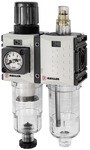 ID: 142466 - WE 2-tlg. »FUTURA-mini«, PC-Beh., Kompaktmanometer G 1/4, 0,1-4, HA