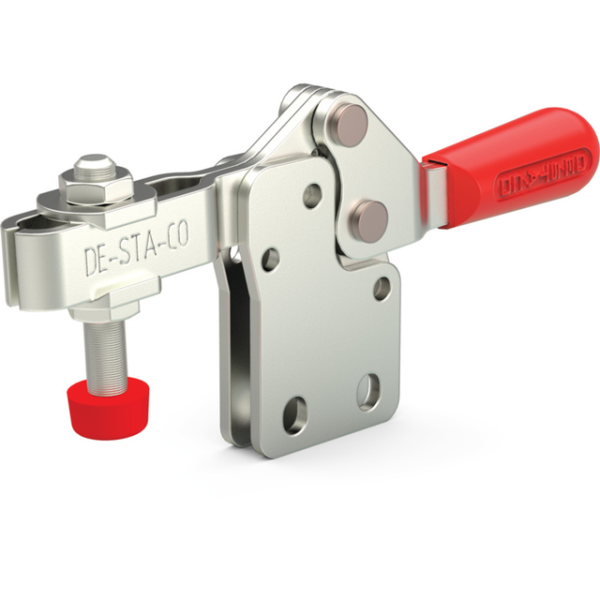 Horizonzal-Kniehebelspanner, U-Spannarm, Fuß gerade, Max. Haltekraft 670 N, Spannarm Öffnungswinkel