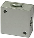 ID: 112594 - Kreuz-Verteiler, G 3/8 Aluminium, SW 25