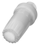 ID: 114477 - Lärmarme Runddüse, G 1/4 AG, ABS Kunststoff, Düsen-Außen-ø 19 mm