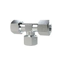 ID: 159007 - Einstellbare T-Verschraubung, Rohr-Außen-Ø 6, Stahl verzinkt