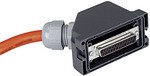 ID: 106702 - El. Anschl. Multipol 25-polig, IP 65, Steckdose IP 67, 5 m Kabel