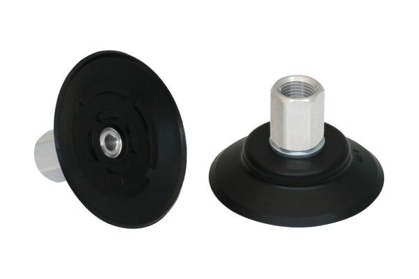Flachsauggreifer (rund) PFYN 60 NBR-55 G1/4-IG