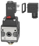 ID: 100619 - Schaltventil (3/2-Wegeventil) »multifix«, 110 V AC, BG 1, G 1/4