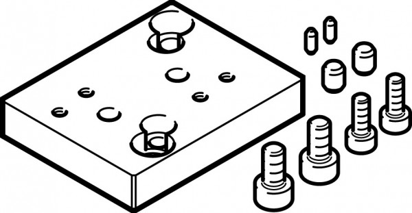 EHAM-E20-40-E9-20 Adapterbausatz