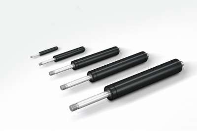Industrie-Gasfeder, 8 mm Kolben-Durchm., 20 mm Hub Kraft 850N