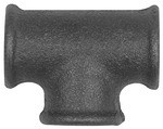 ID: 133677 - T-Stück 130, 3 x Rp 2 i., Temperguss schwarz