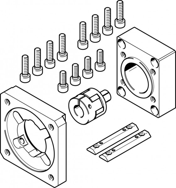 EAMM-A-R38-70A Axialbausatz