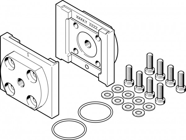 PAML-CP-90-HP3-G14 Anschlussplatte
