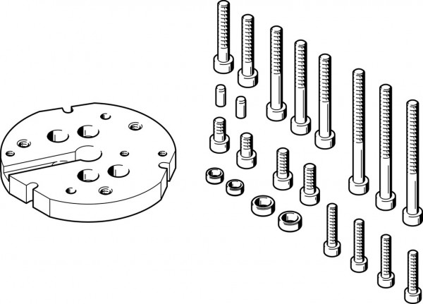 HAPG-SD2-36 Adapterbausatz