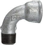 ID: 112839 - Bogen 1a, kurz, 90°, IG/AG, Rp/R 3/4, schwarzer Temperguss