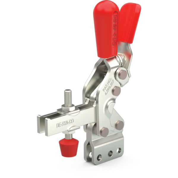 Vertikal-Kniehebelspanner U-Spannarm, Fuß gerade mit ZUsatzveriegelung DESTACO Toggle Lock Plus, Spa