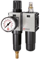 ID: 142507 - WE 2-tlg. »FUTURA-mini«, Metallb., Stand.manometer, G 1/4, 0,5-10, VA