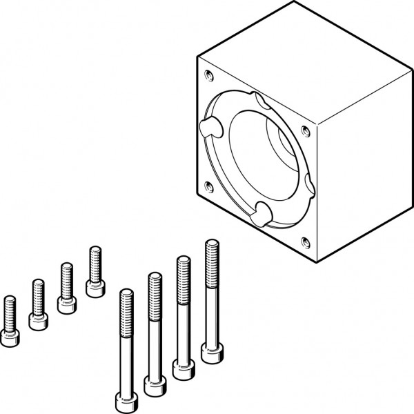 EAMM-A-T46-80P Axialbausatz