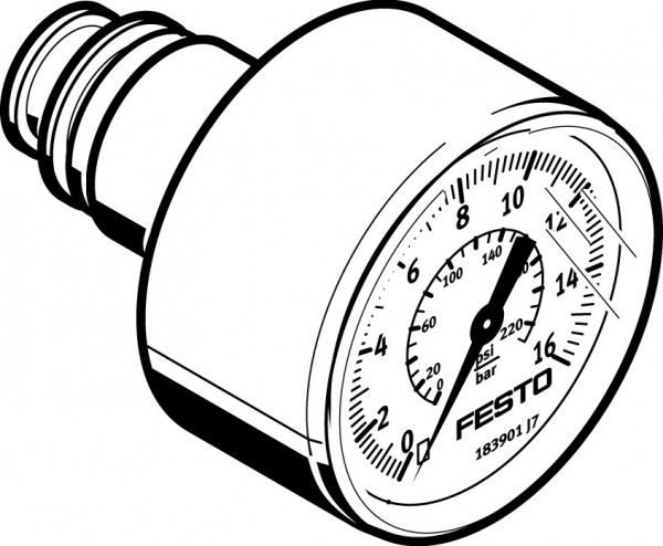 PAGN-26-16-P10 Manometer