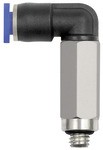 ID: 148832 - L-Steckverschraubung »Blaue Serie« mini, lang, drehbar, M6