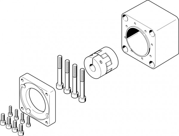 EAMM-A-D100-100A Axialbausatz