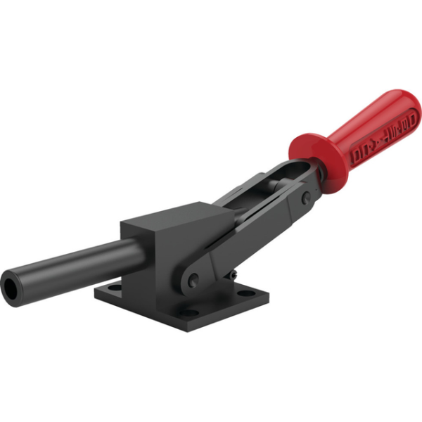 Schwerlast-Schubstangenspanner, Fuß abgewinkelt, Max. Haltekraft 20460N, Hub 79,5, Handgriff Öffnung